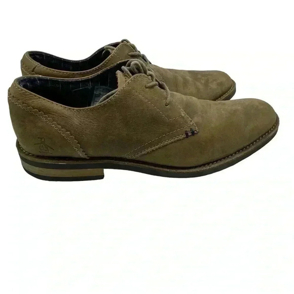 Penguin Munsingwear Wade Oxford Dress Shoes Men's Size 11 suede casual - Picture 1 of 7